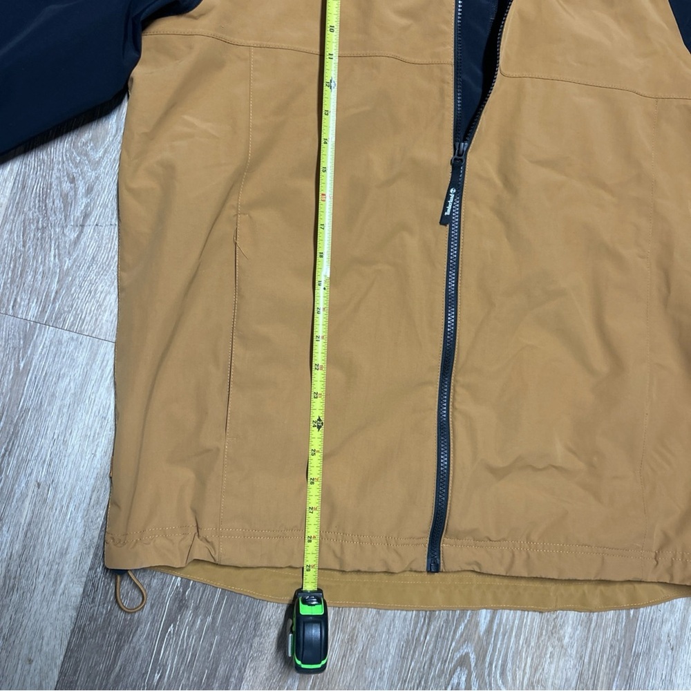 Timberland Mens Large Color Block Hooded Jacket Wheat & Black TBOA2CEF Gorpcore - Picture 8 of 16